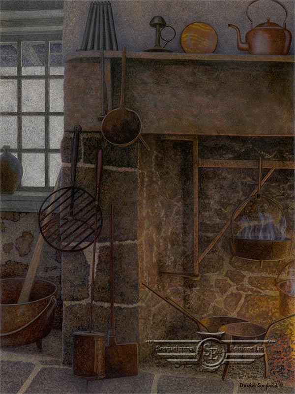 Redware, Old Stone Fireplace, Candlemould, Wrought Iron, Union County Historical Society, Copper Kettle, Open Hearth Cooking, Lewisburg PA